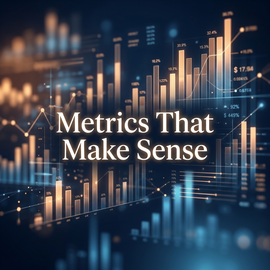 AI Generated Professional Metrics Background